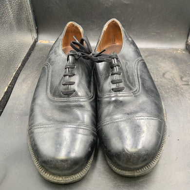 Genuine British Army Black Leather Dress Shoes - Size UK 6 L - The Militaria Shop