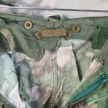Load image into Gallery viewer, British Army DPM 1968 Pattern Camouflaged Combat Trousers - Size 32&quot; Waist
