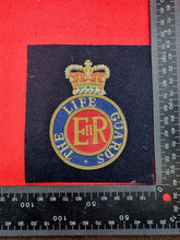 Load image into Gallery viewer, British Army Bullion Embroidered Blazer Badge - The Life Guards - Queen&#39;s Crown
