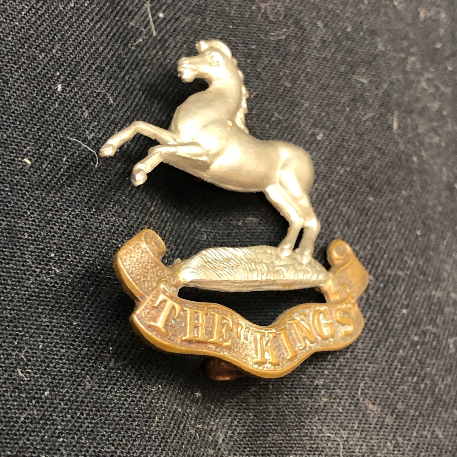 Original WW2 British Army Cap Badge - King's Regiment (Liverpool) - The Militaria Shop