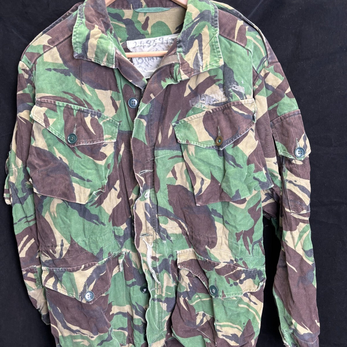Surplus British Army Woodland DPM Smock Combat Jacket -Size 40inch che ...
