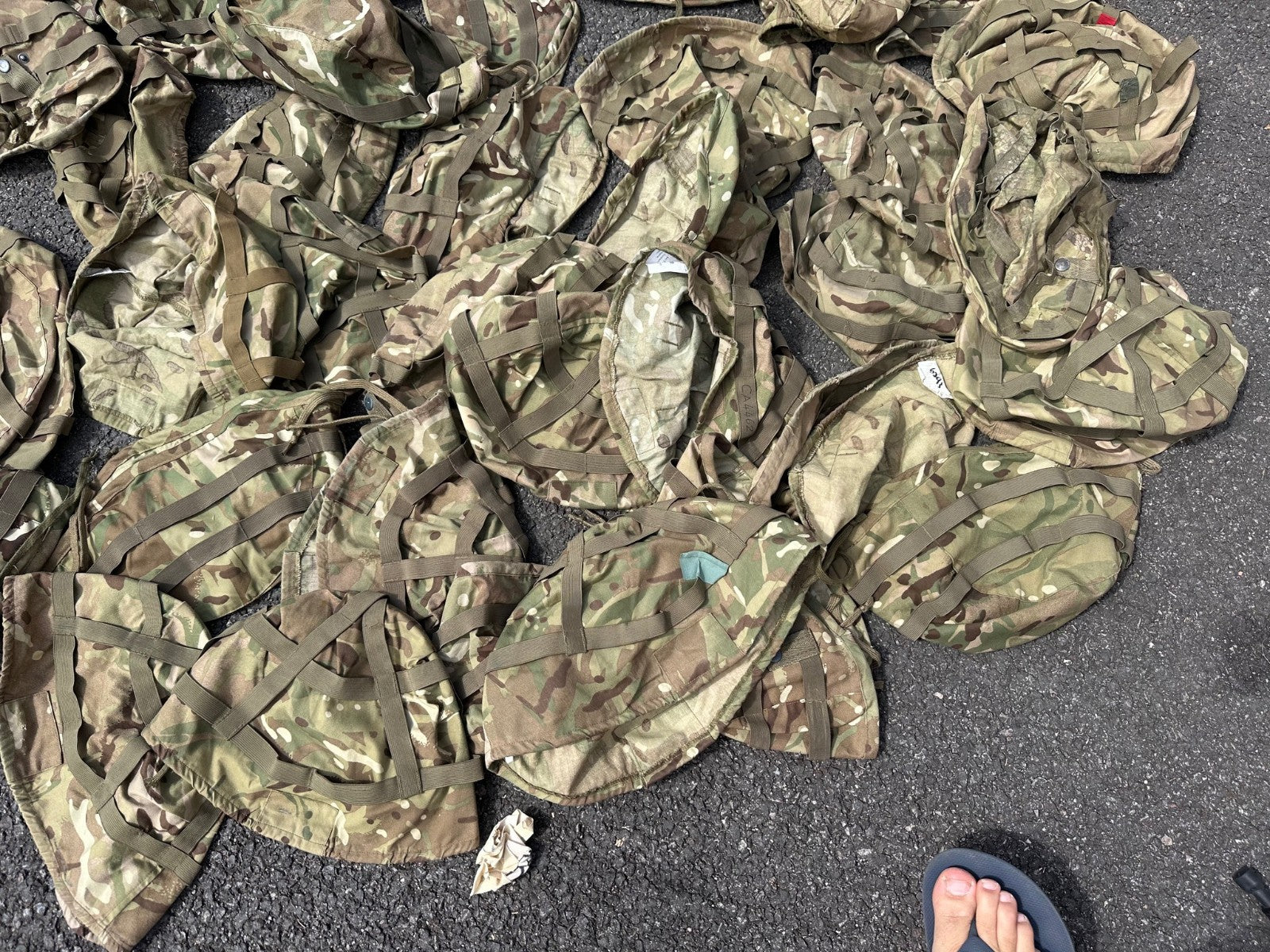 DEALER BULK LOT - 50x MTP Camouflaged Covers Mk6 & Mk7 Mixed - Ideal for resale - The Militaria Shop