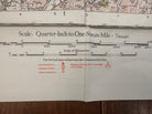 Original WW2 British Army RAF Navy Base Map of Scotland - The Forth, Clyne & Tay - The Militaria Shop