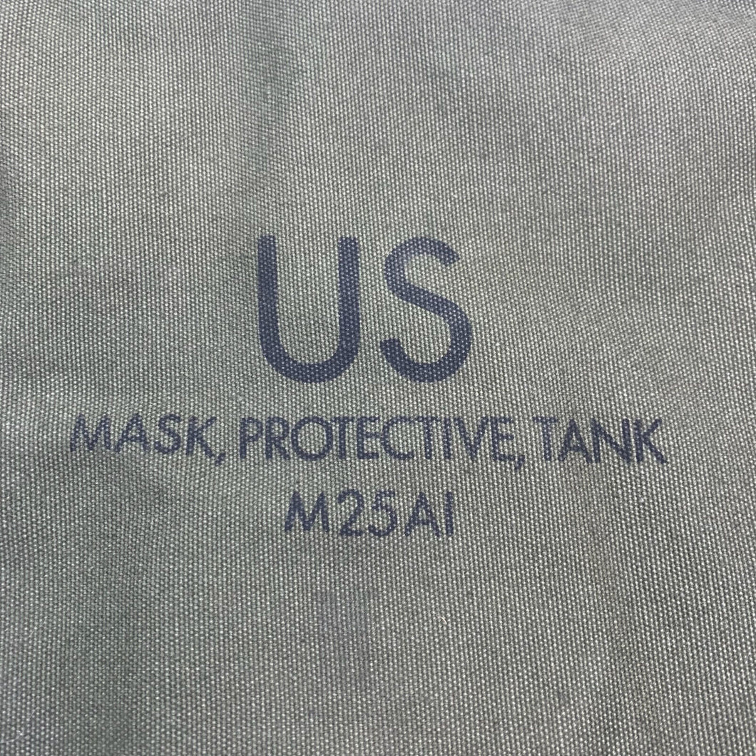Genuine US Army Vietnam War M25A1 Tank Crew Gas Mask Carrying Bag