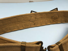 Charger l&#39;image dans la galerie, Original British Army 37 Pattern Webbing Belt - Size Normal 36&quot; Waist - WW2 Patt
