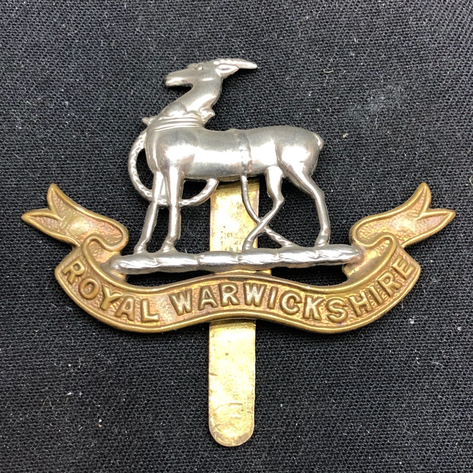 Original WW2 British Army Cap Badge - Royal Warwickshire Regiment - The Militaria Shop