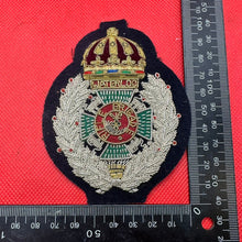 Load image into Gallery viewer, British Army Bullion Embroidered Blazer Badge - Rifle Brigade
