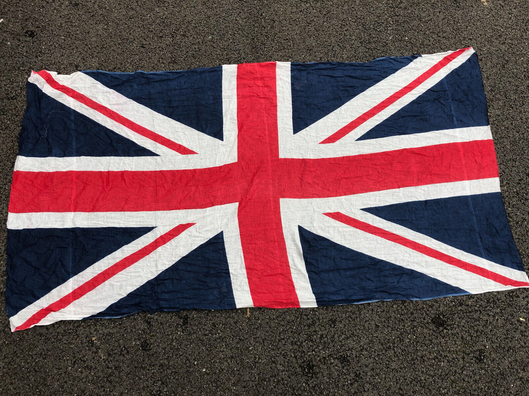 Original WW2 British Union Jack Flag - 190cm x 104cm