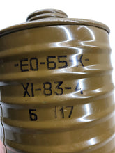 Charger l&#39;image dans la galerie, Soviet Russian Army Military Gas Mask Filter Canister DP-6m 1950&#39;s RARE
