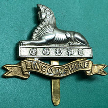 Load image into Gallery viewer, Original British Army Cap Badge - The Lincolnshire Regiment
