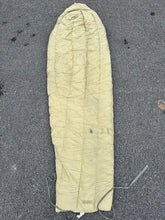 Load image into Gallery viewer, Original US Army Korea/Vietnam Era Sleeping Bag Mountain M1949 OD- Size Regular
