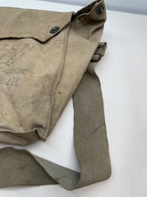 Load image into Gallery viewer, Original WW2 USN United States Navy Gas Mask Bag Mk3 MkIII Bag
