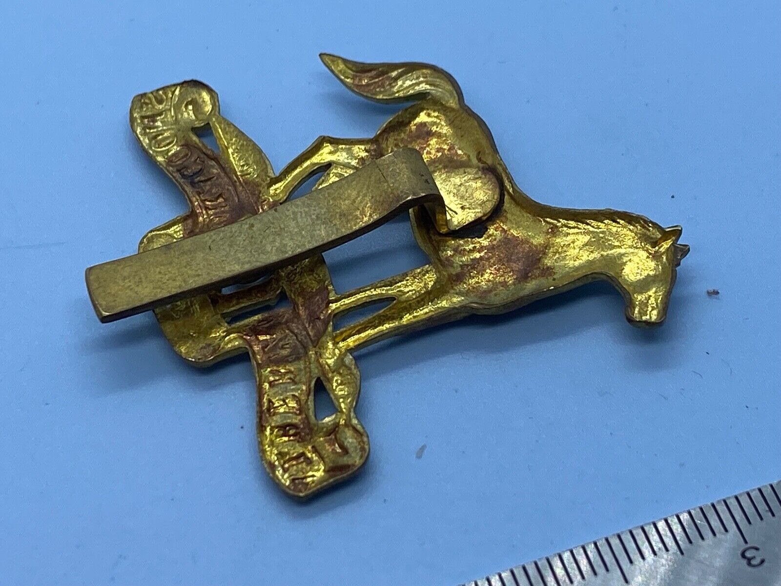 Original Canadian Army 19th Alberta Dragoons Cap Badge - The Militaria Shop