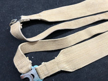 Load image into Gallery viewer, Original WW2 British Army 37 Pattern Khaki L-Straps Webbing - Wartime Dated 1940
