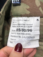 Genuine British Army Surplus MTP Camouflaged Combat Trousers - Size 85/80/96 - The Militaria Shop
