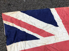 Load image into Gallery viewer, Original WW2 British Union Jack Flag  - Craft Paper Parts - 107cm x 78cm
