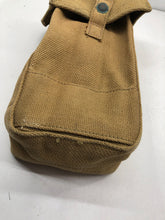 Charger l&#39;image dans la galerie, Original WW2 Canadian Army 37 Pattern Extra Bren Pouch Rear - 1940 Dated
