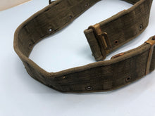 Load image into Gallery viewer, Original WW2 British Army Style Webbing Belt - Size 38&quot; Waist
