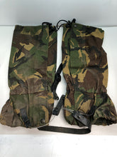 Charger l&#39;image dans la galerie, Genuine British Army Surplus DPM Camouflaged Gaiters - Size Long
