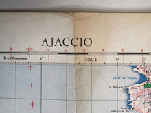 Lade das Bild in den Galerie-Viewer, Original WW2 British Army / RAF Map - Corsica &amp; Sardinia - Ajaccio
