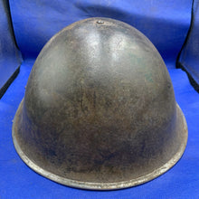 Load image into Gallery viewer, Original WW2 British/Canadian Army Mk3 Combat Helmet
