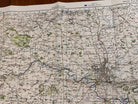 Original WW2 British Army GSGS OS Map of England - Darlington - The Militaria Shop