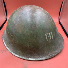 Charger l&#39;image dans la galerie, Original British / Canadian Army WW2 Soldiers Military Combat Mk3 Turtle Helmet
