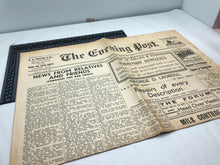 Load image into Gallery viewer, Original WW2 British Newspaper Channel Islands Occupation Jersey - March 1941
