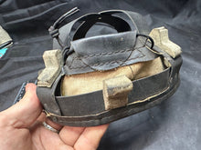 Load image into Gallery viewer, Original WW2 British Army Mk2 Helmet Liner - Size 6 3/4 - 1943 Dated
