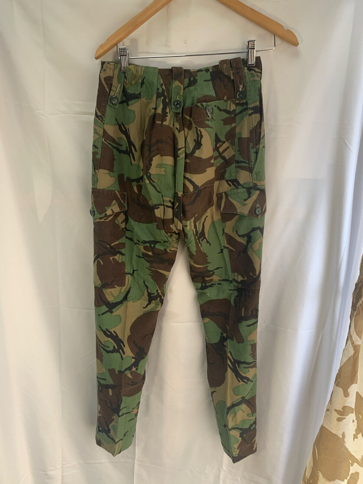 Genuine British Army 68 Pattern DPM Jungle Camouflaged Trousers - Size 29" Waist - The Militaria Shop