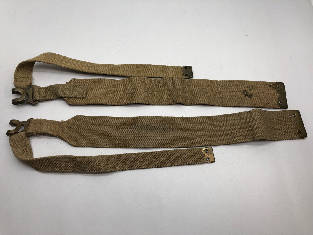 Original WW2 British Army L Strap 37 Pattern Set - Wartime Dated - Old Stock