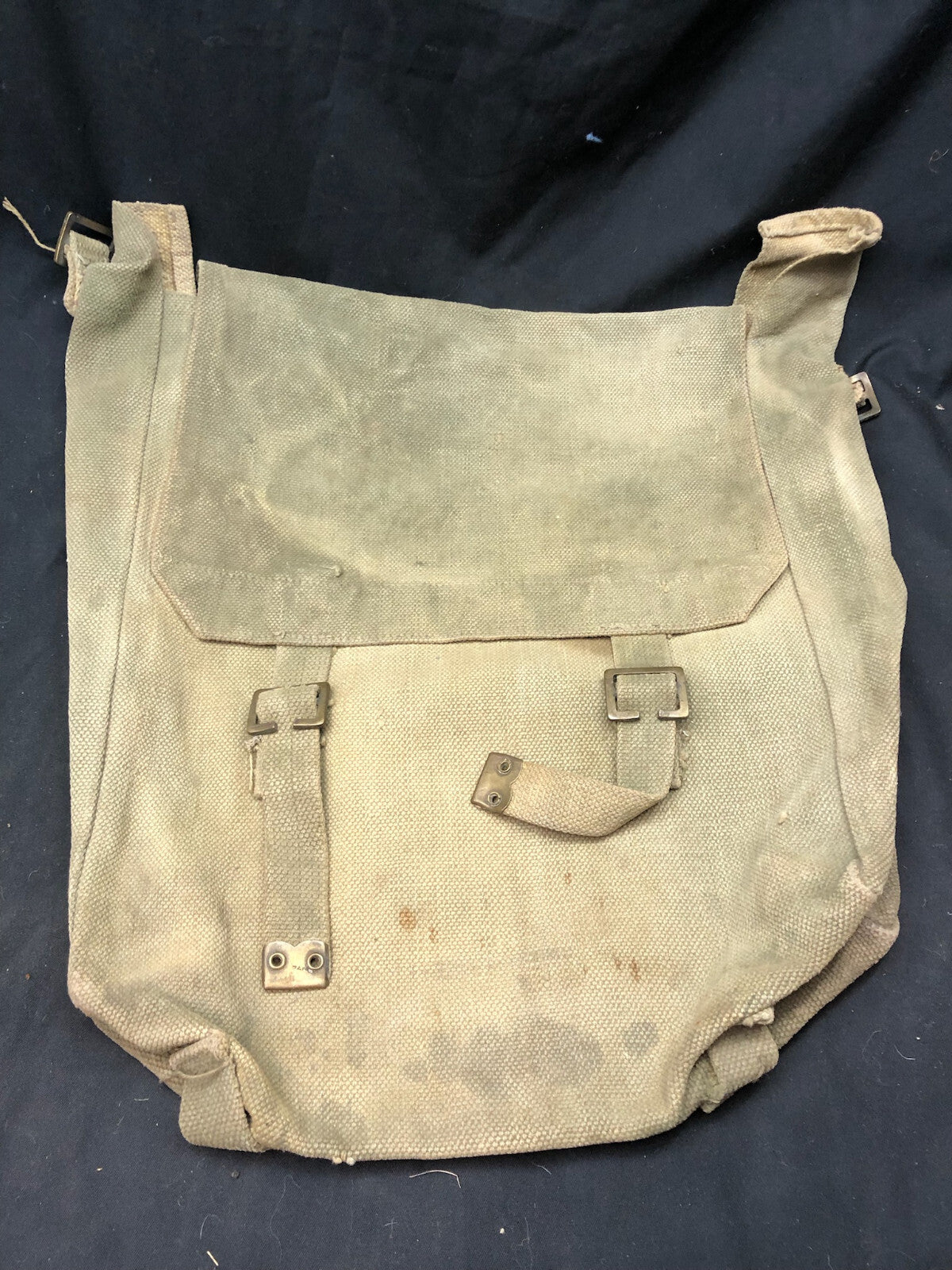 Original WW2 British Army 37 Pattern Large Pack - Indian Made - 1943 - The Militaria Shop