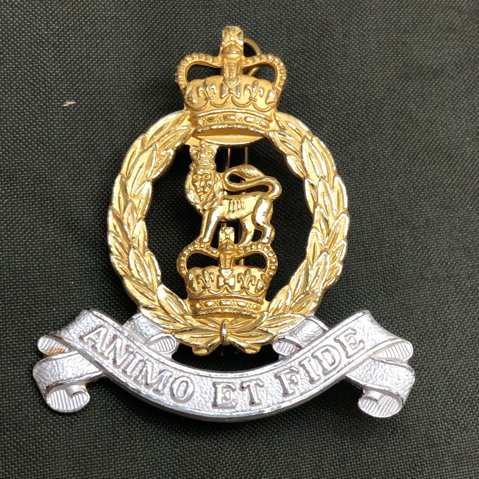 Genuine British Army Adjutant General’s Corps AGC Cap Badge - The Militaria Shop