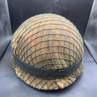 Genuine Dutch Army M53 Euroclone of US M1 Camouflaged Helmet & Liner Set - The Militaria Shop