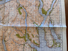 Original WW2 British Army GSGS Map of Scotland - Dunoon & Loch Fyne - The Militaria Shop