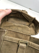 Load image into Gallery viewer, Original WW2 British Army 37 Pattern Bren Pouch - Used Condition
