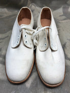 Genuine British Army Women's White Summer Shoes - WW2 Pattern - Size UK 2M - The Militaria Shop