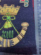 Load image into Gallery viewer, British Army Bullion Embroidered Blazer Badge - Somerset Light Infantry
