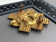 Load image into Gallery viewer, Original WW2 British Army Highland Light Infantry HLI Scottish Cap Badge
