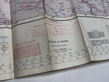 Charger l&#39;image dans la galerie, Original WW2 British Army / RAF Map Showing RAF Bases - Khartoum Africa
