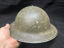 Load image into Gallery viewer, Original WW2 British Army Combat Helmet Complete with Liner - 1938 Dated
