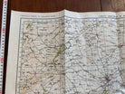 Original WW2 British Army OS Map of England & Wales -Great Driffield Bridlington - The Militaria Shop