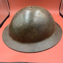 Load image into Gallery viewer, Original British Army WW2 Soldiers Military Combat Helmet - Rolled Edged
