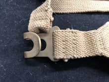 Load image into Gallery viewer, Original WW2 British Army 37 Pattern Khaki L-Straps Webbing - Wartime Dated
