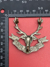 Load image into Gallery viewer, Original WW2 British Army Cap Badge - Seaforth Highlanders Regiment
