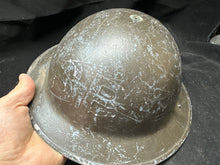 Load image into Gallery viewer, Original WW2 British Civil Defence Home Front Mk2 Brodie Helmet - S.L.P
