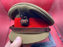 Load image into Gallery viewer, Original British Army Brigadier / General Staff Officer&#39;s Service Dress Cap
