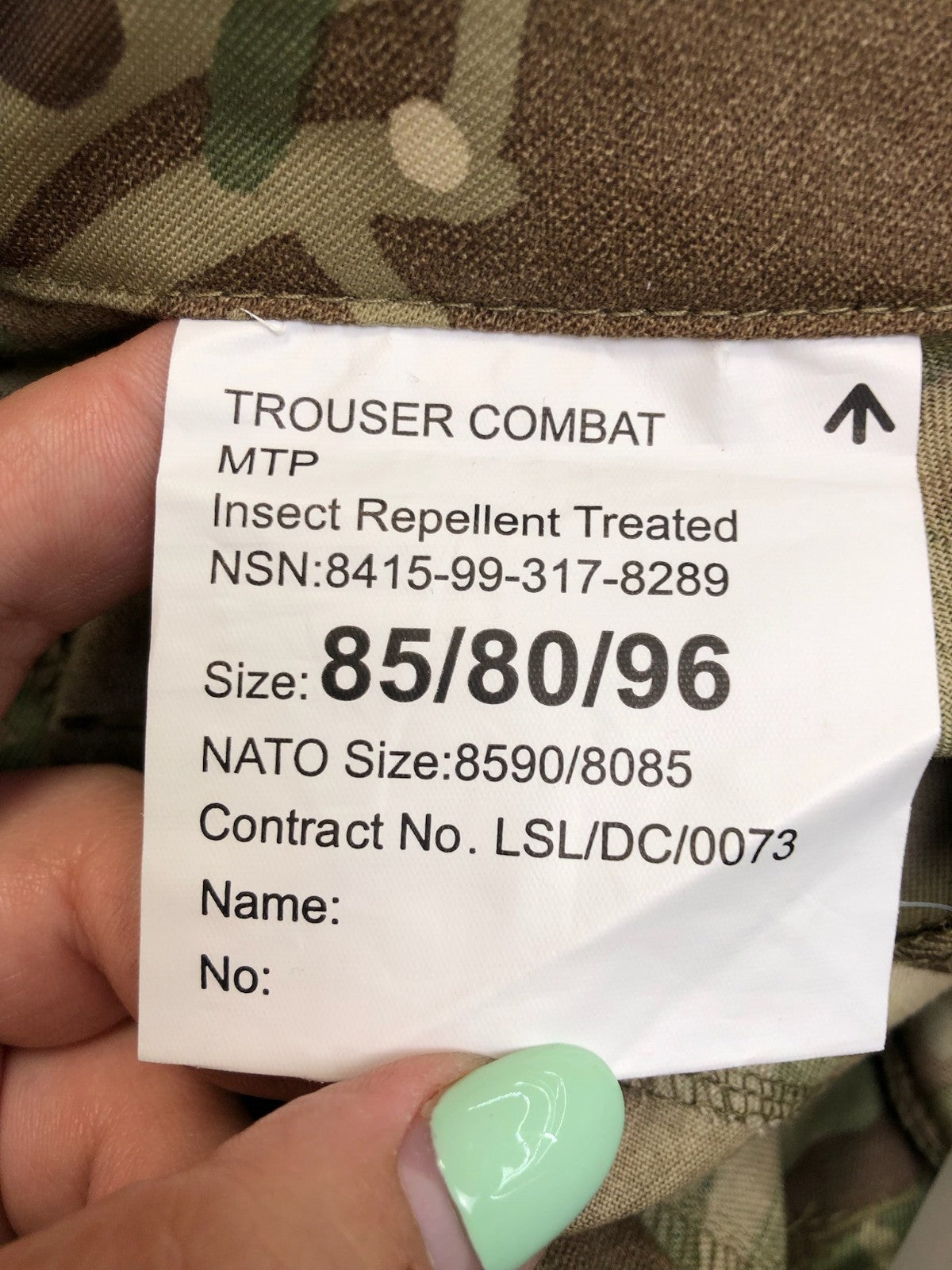 NEW with Tags - British Army Surplus MTP Combat Trousers --- Size 85/80/96 - The Militaria Shop