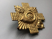 Load image into Gallery viewer, Original WW2 British Army Highland Light Infantry HLI Scottish Cap Badge
