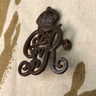 Original WW1 British Army Officers Bronze Norfolk Yeomanry Cap Badge - The Militaria Shop